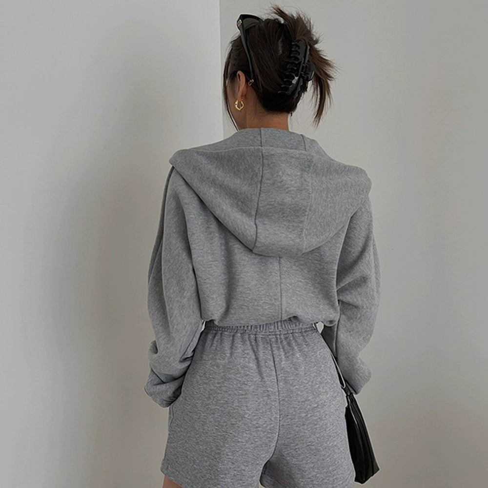 Orro Shop Women's Casual Long Sleeve Hoodie Jacket