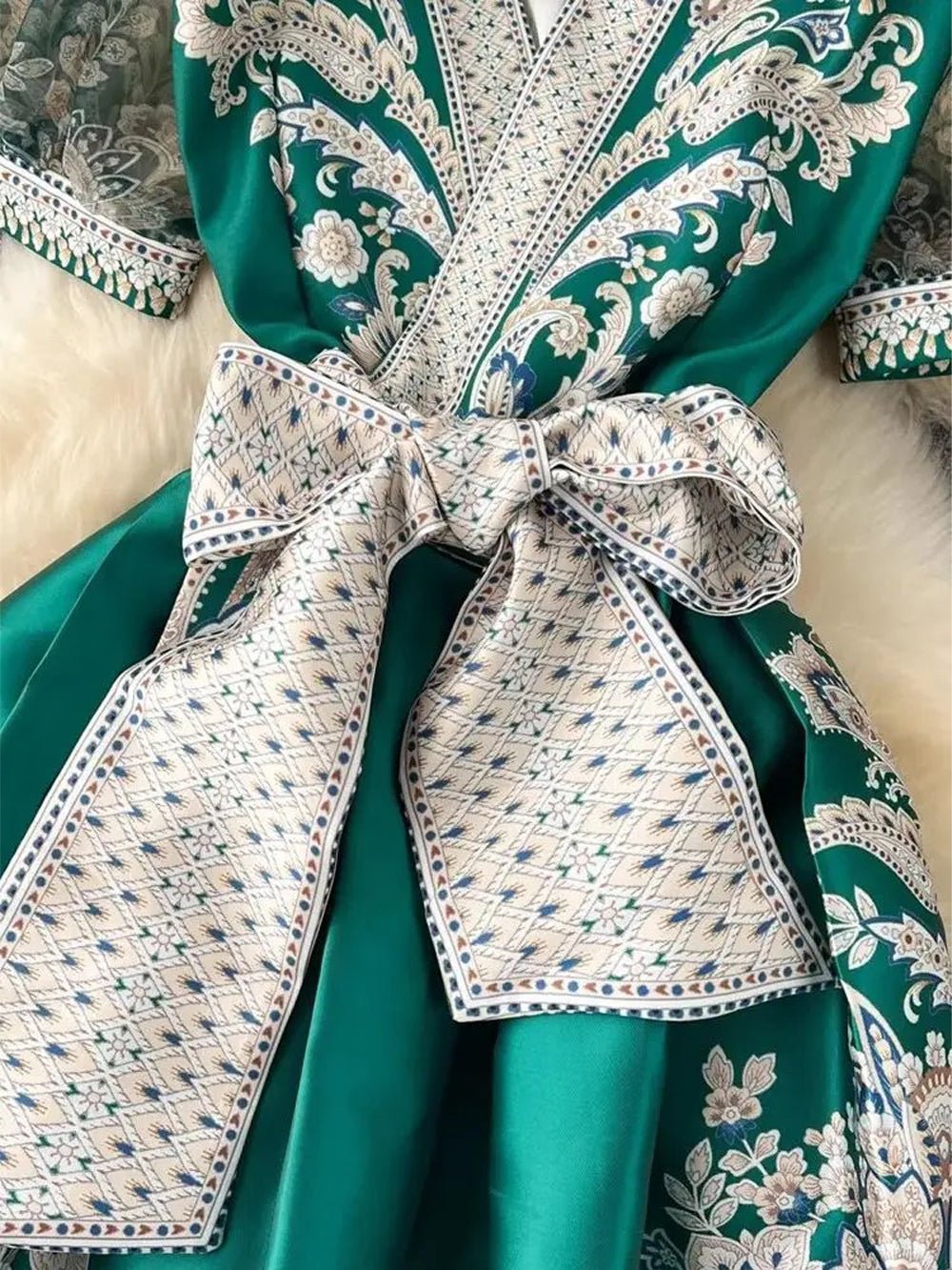 Sleeve Maxi Dress - Fashionpara