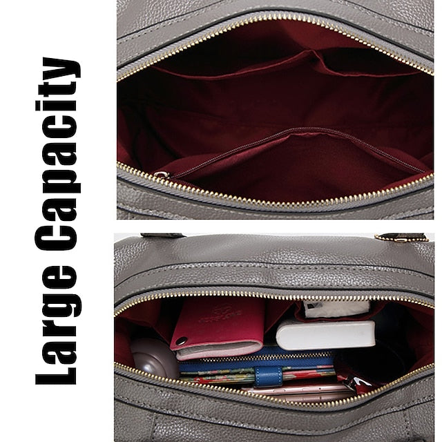 Bag PU Shoulder Handbag Crossbody Boston