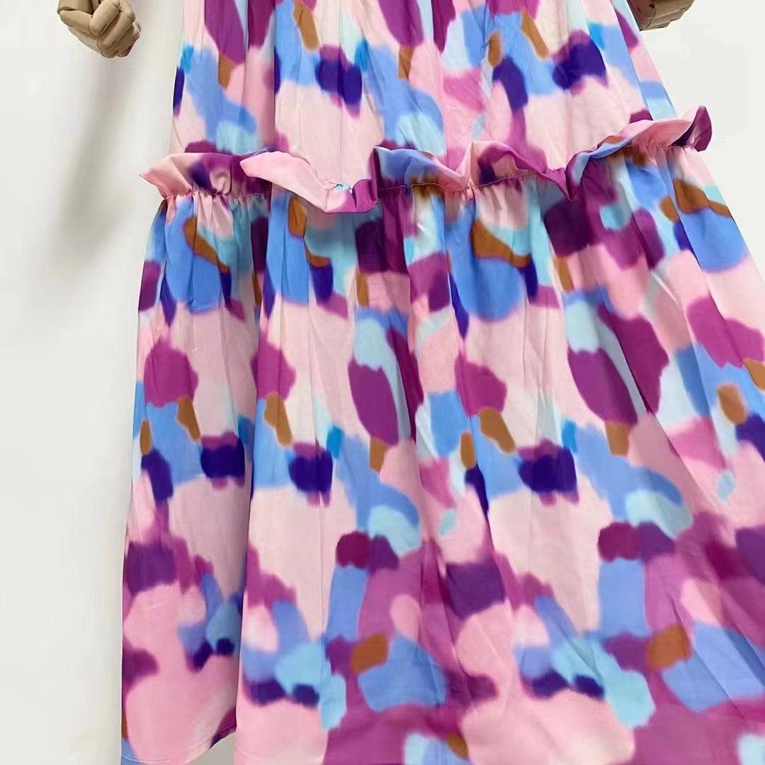 KittenAlarm - Rachael Floral-Print Tiered Dress