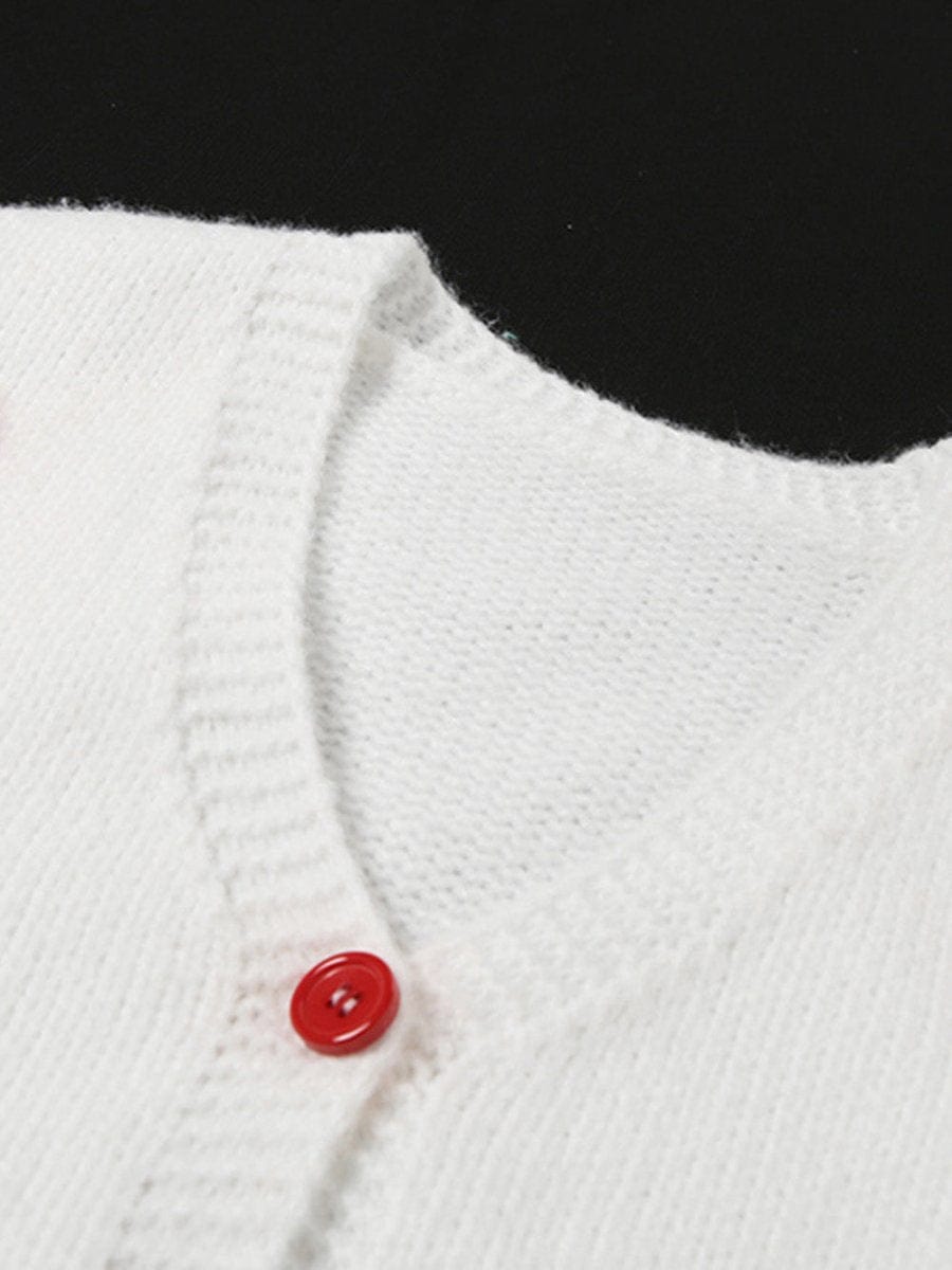 Fashion Pov Classic Breasted Cardigan Sweater for Elegance