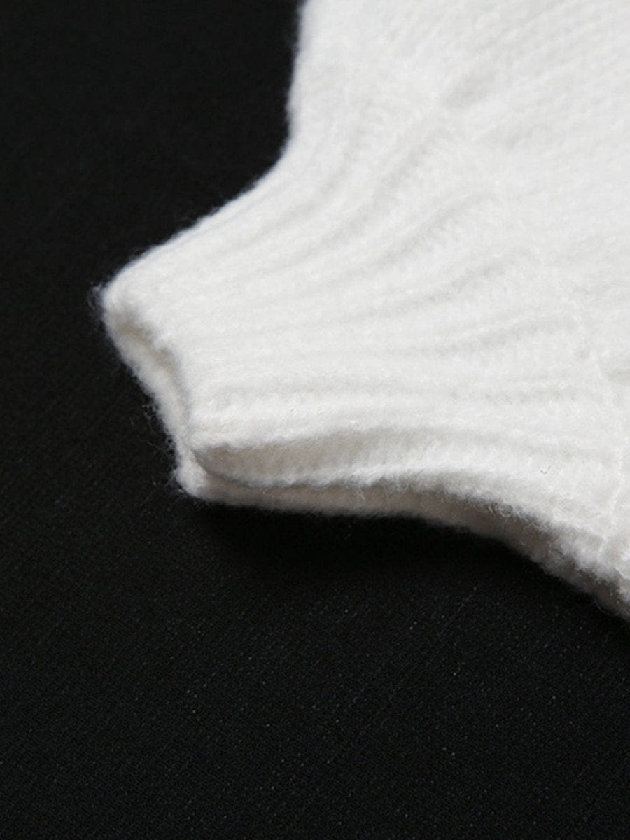 Fashion Pov Classic Breasted Cardigan Sweater for Elegance