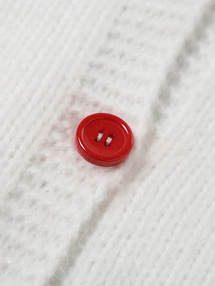 Fashion Pov Classic Breasted Cardigan Sweater for Elegance