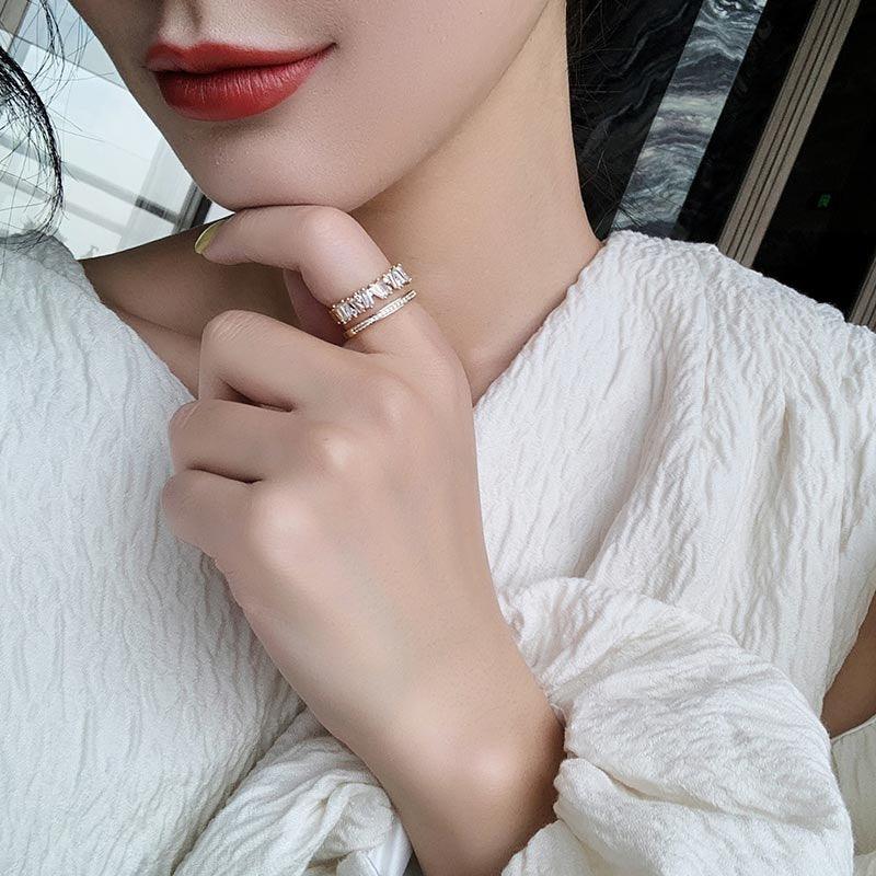 KittenAlarm - Randi Gold Double Opening Ring