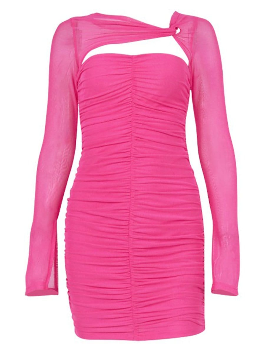 Asymmetrical Mini Dress - Fashionpara