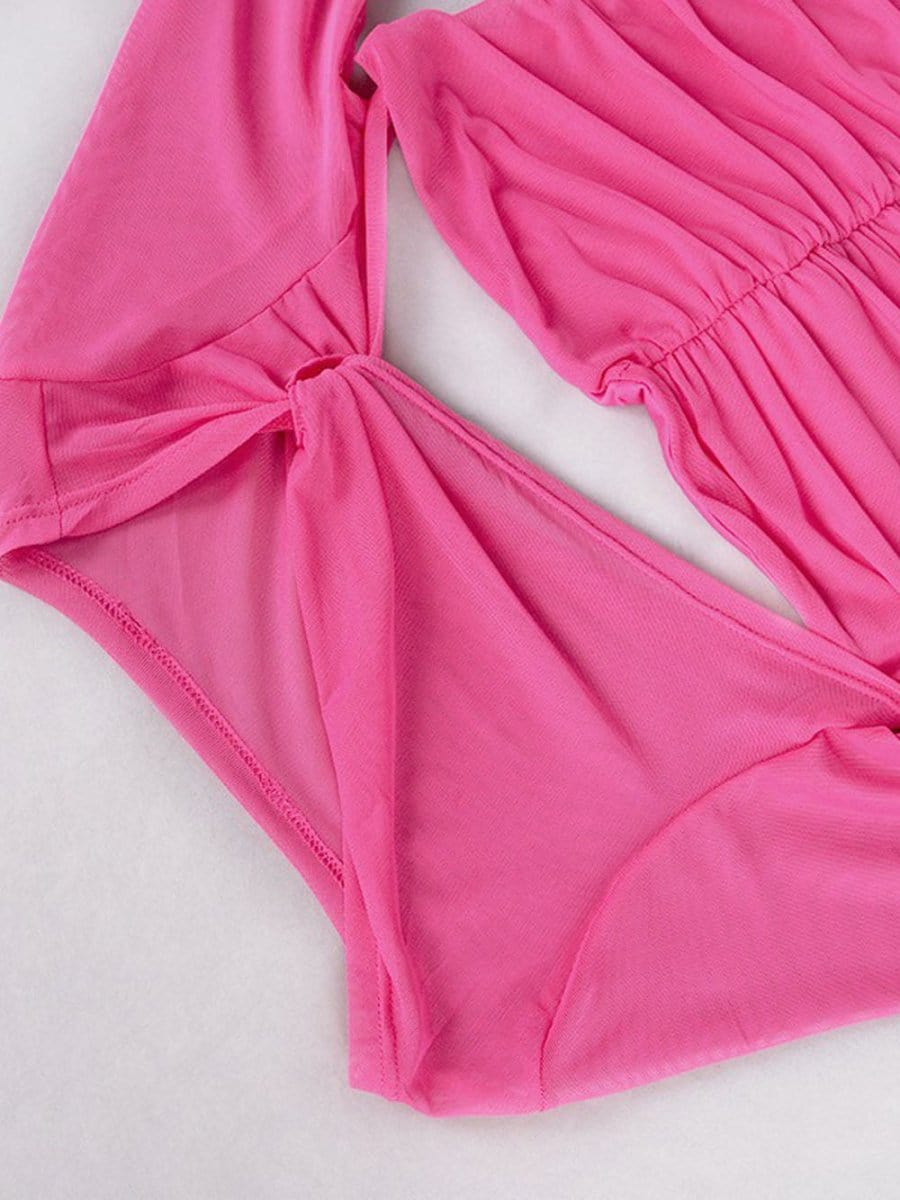 Asymmetrical Mini Dress - Fashionpara