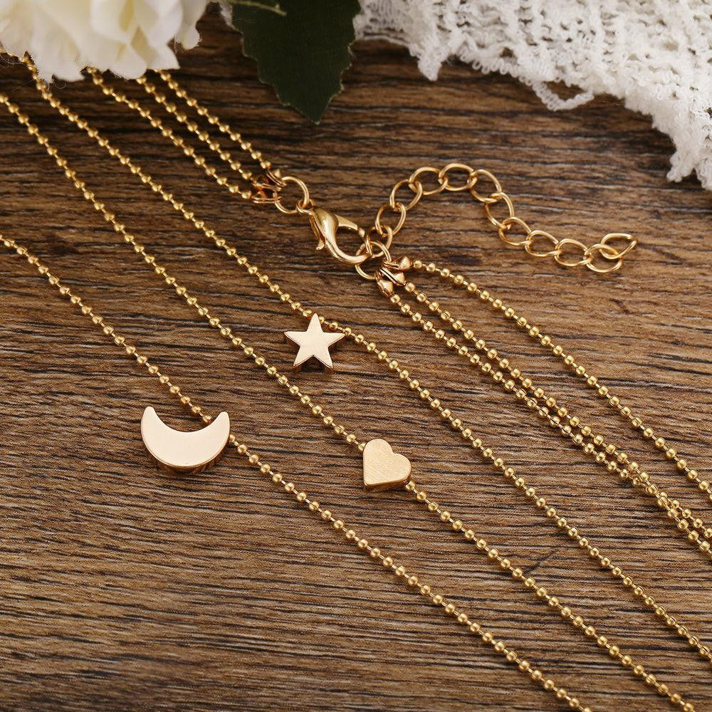 KittenAlarm - Reba 3-pieces Thin Chain Necklace Set