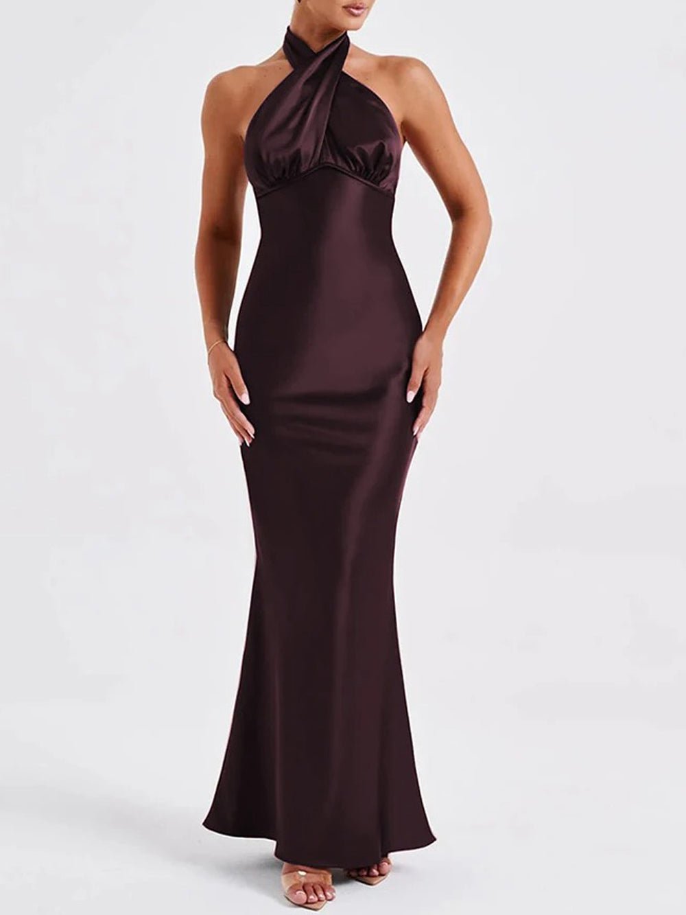 Backless Bodycon Maxi - Fashionpara