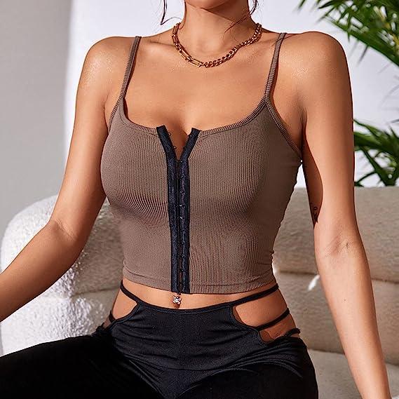 KittenAlarm - Rebecca Sleeveless Knit Rib Cami Top