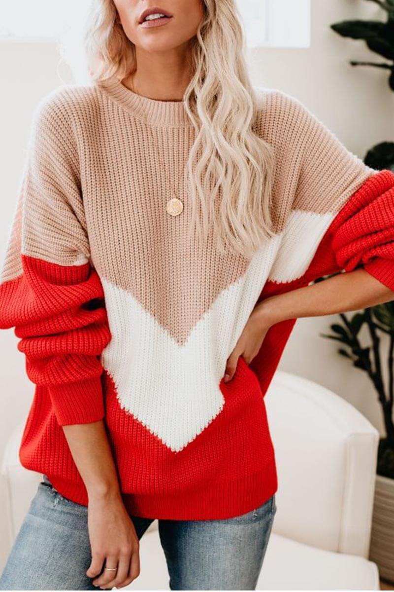 Florcoo Comfy Loose Knit Sweater in Two Stylish Colors