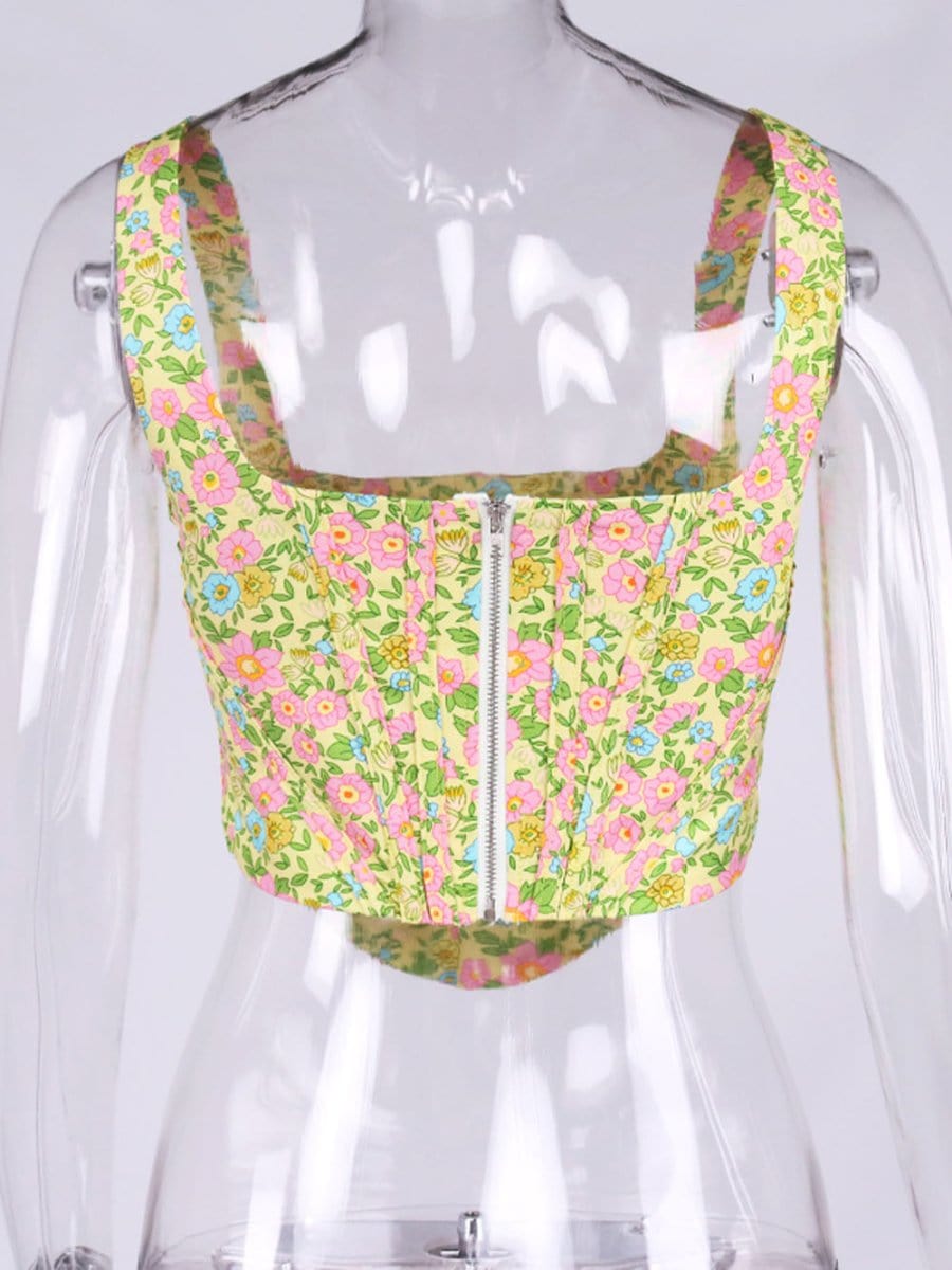Floral Corset Top