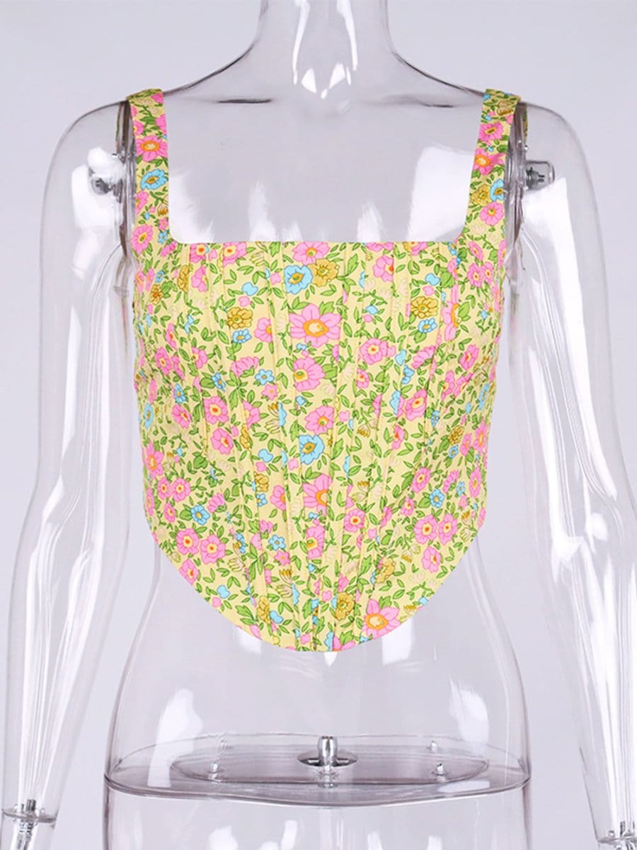 Floral Corset Top