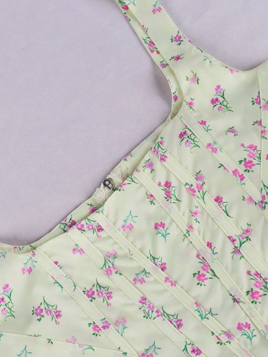 Floral Corset Top - Fashionpara