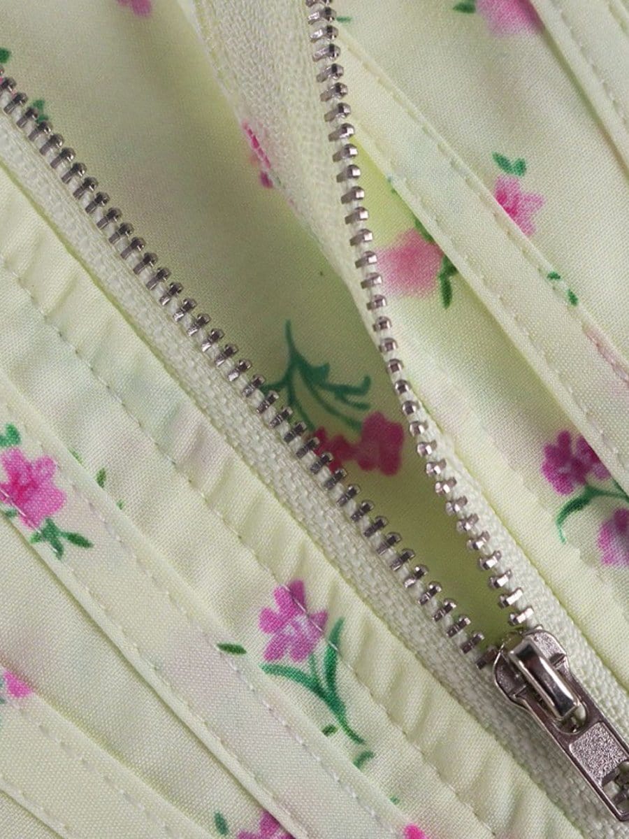 Floral Corset Top - Fashionpara