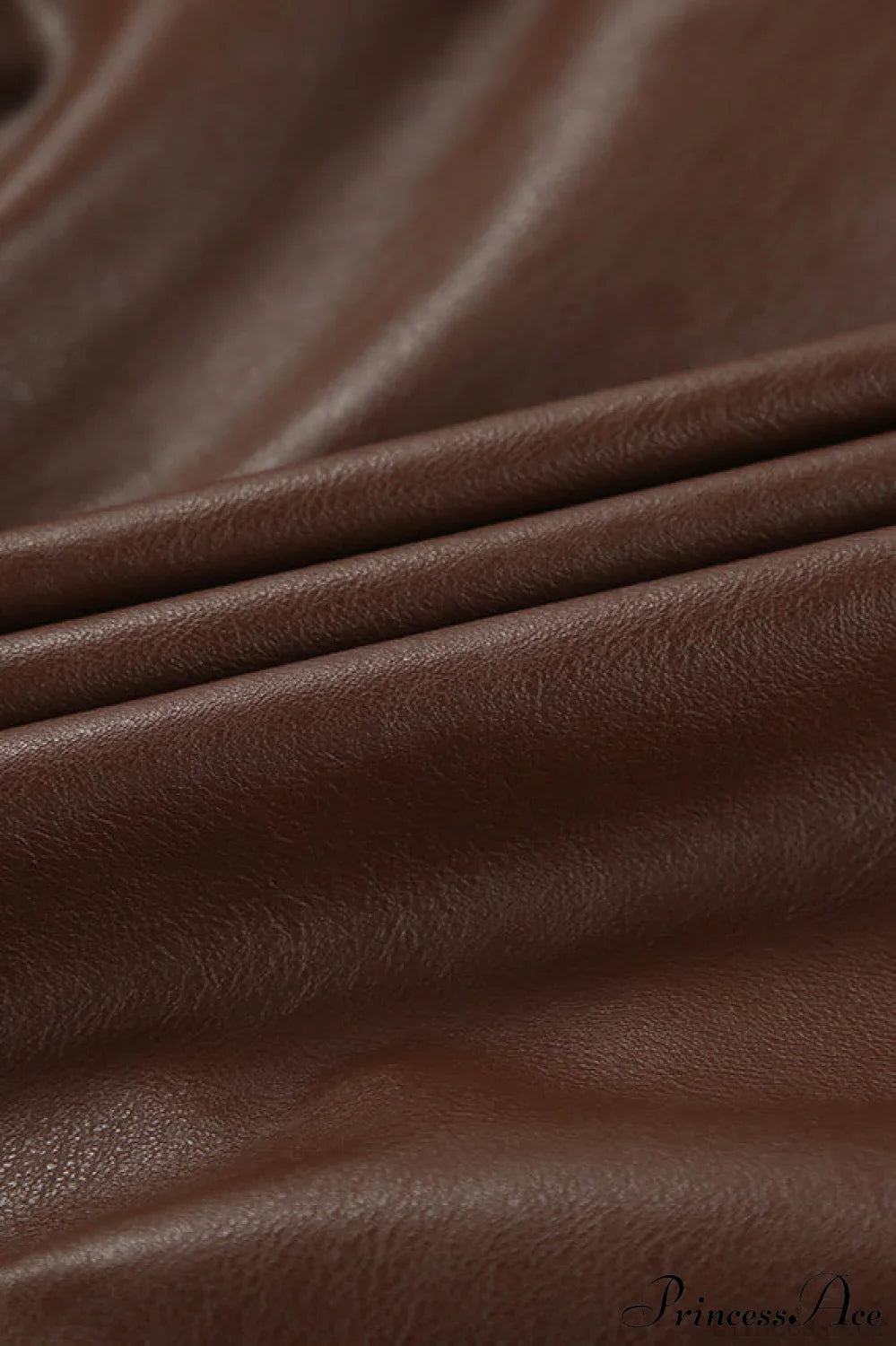 Elegant Retro Leather Blazer Coat for Timeless Style