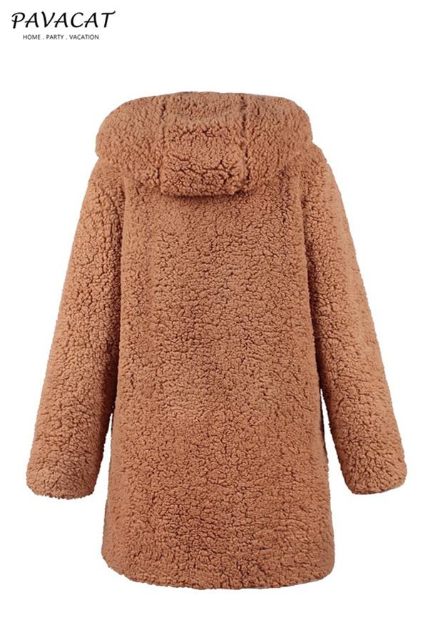 Reversible Thick Faux Lambswool Jacket in Purple and Black