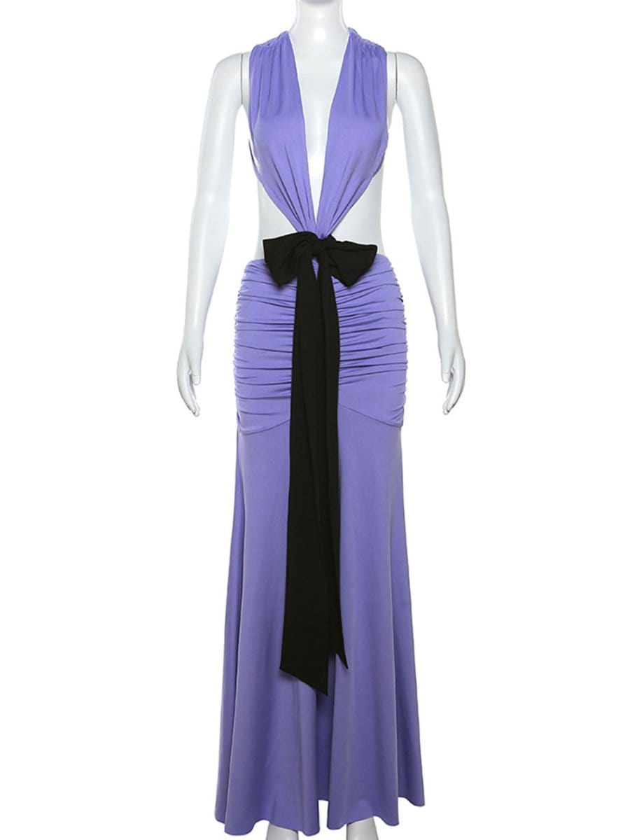 Backless Bodycon Maxi