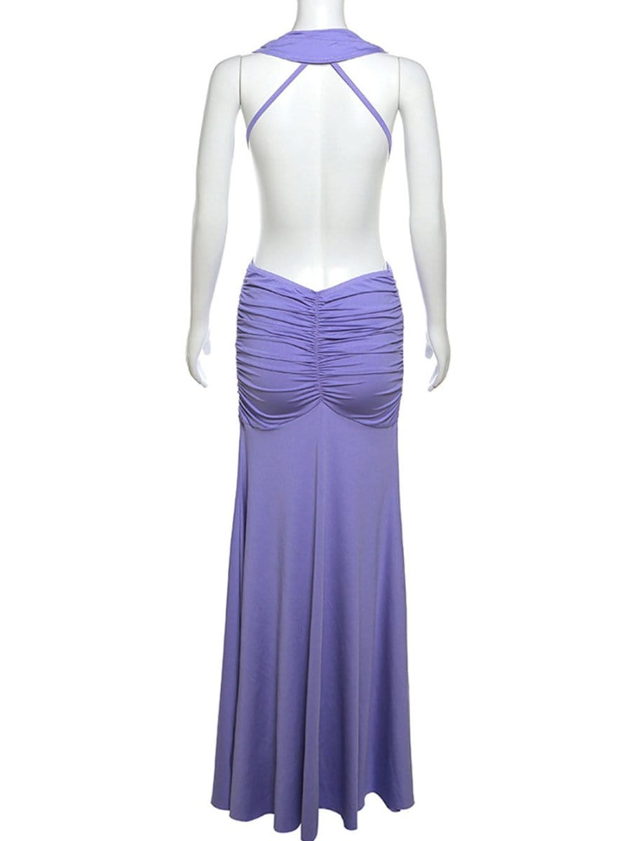 Backless Bodycon Maxi