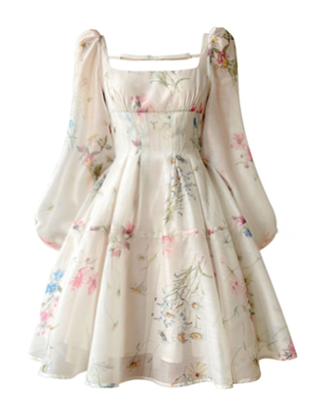 Square Mini Dress - Fashionpara