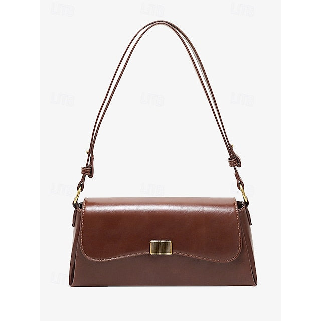 Tote Daily Bag Baguette Office Shopping PU Leather