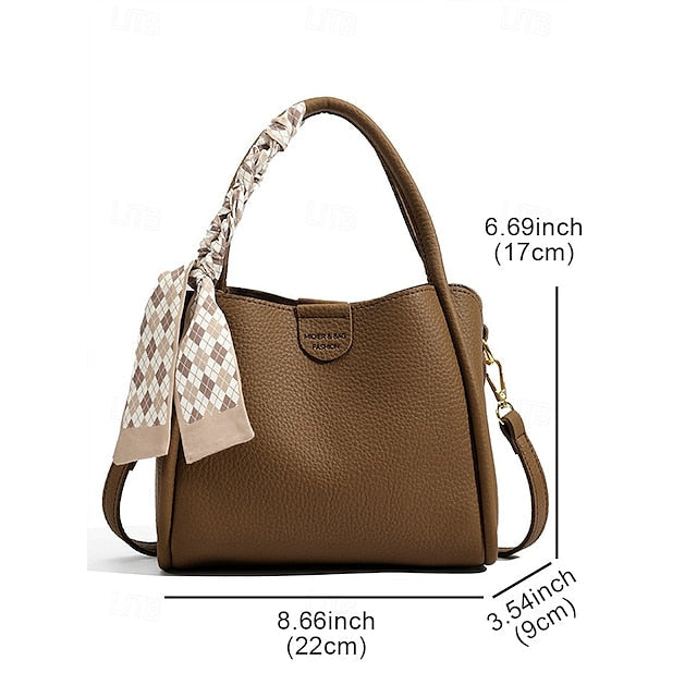Handbag Bag Bags Shoulder Crossbody Bucket PU