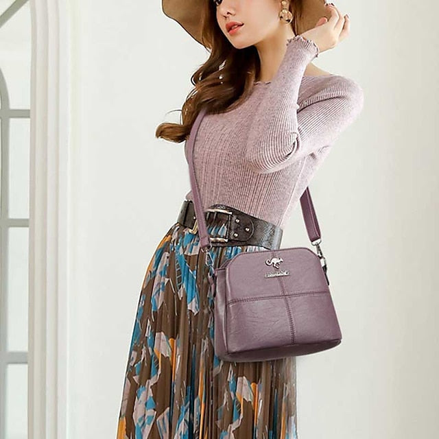 Geometric Patterns Vintage Boho Crossbody with - Lightweight Bag