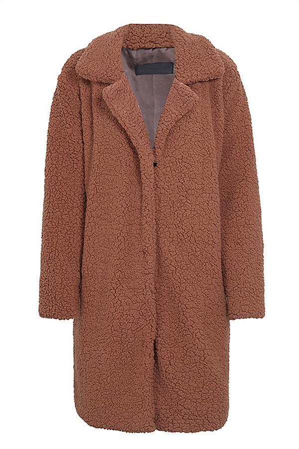Chic Khaki Wool Blend Coat for Timeless Style and Comfort