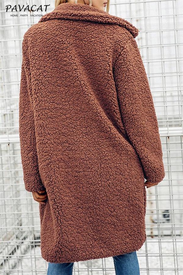 ShoptheCIC Wool Blend 70's Inspired Round Coat for Elegance