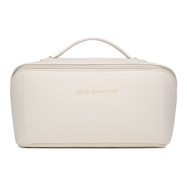 Cosmetic Makeup Handbag Leather PU Bag Travel