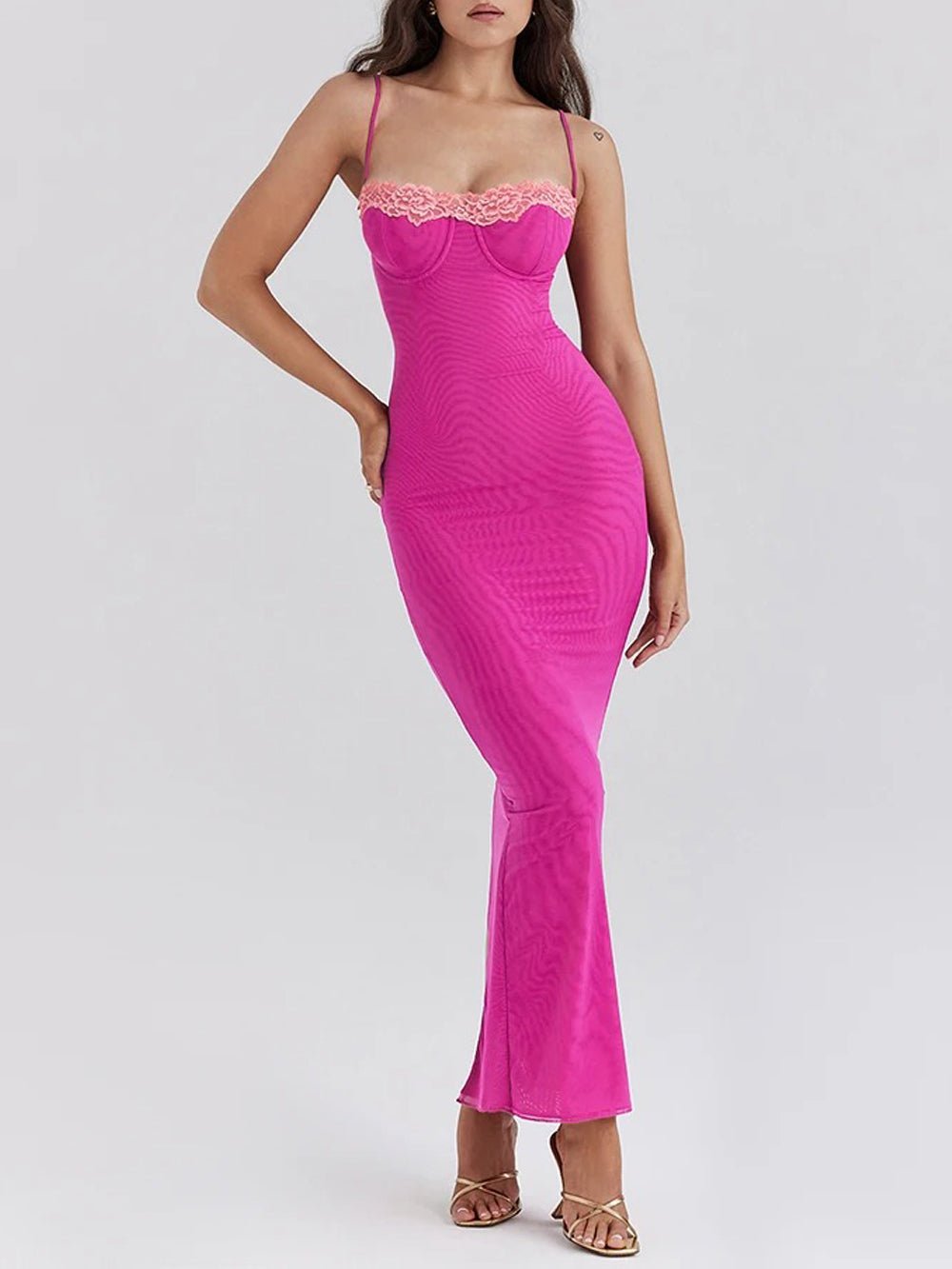 Bodycon Maxi Dress - Fashionpara