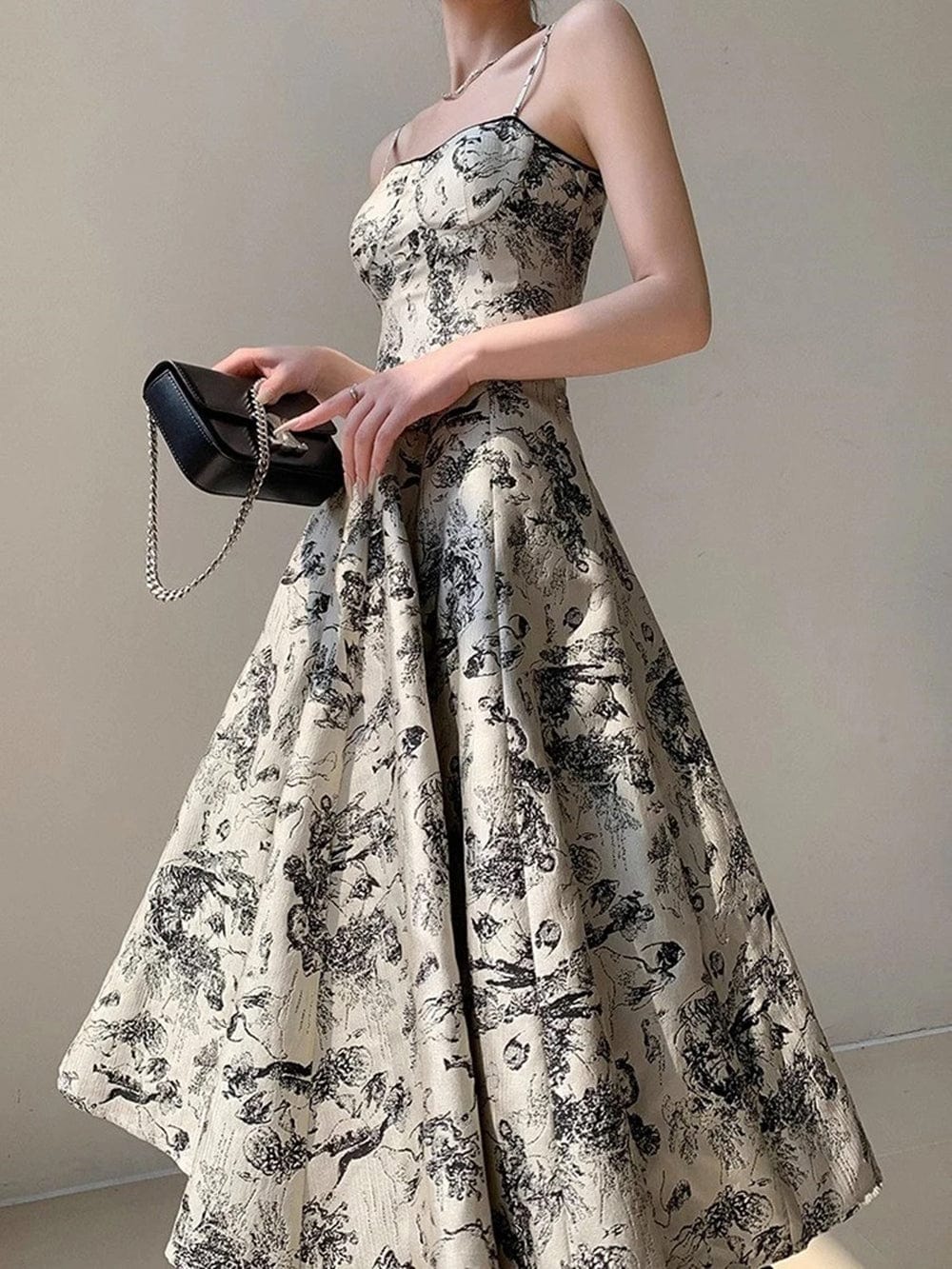 Floral Midi Dress - Fashionpara