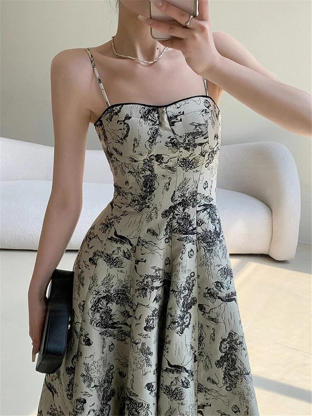 Floral Midi Dress - Fashionpara