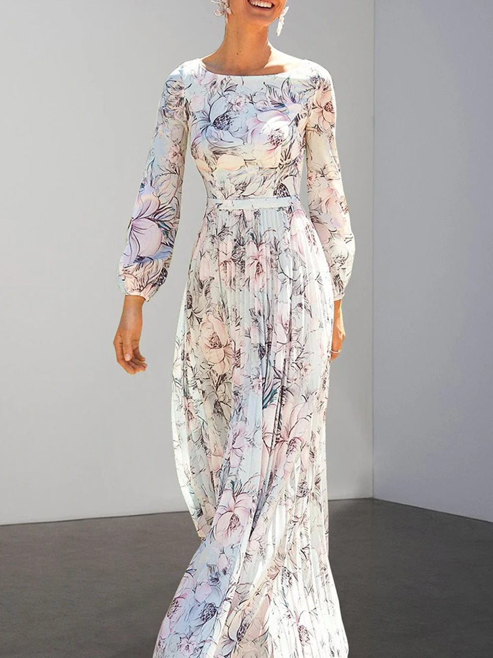 Floral Maxi Dress - Fashionpara