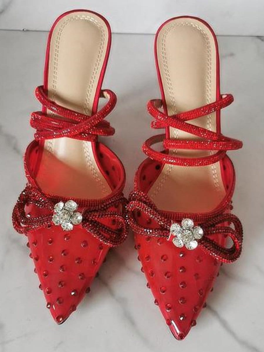 Sean Ankle Strap Sandal Pointed Toe Heel - Fashion Pov