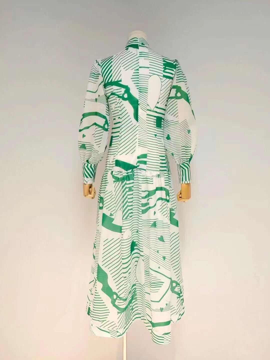 KittenAlarm - Selene Bishop Sleeves Maxi Dress