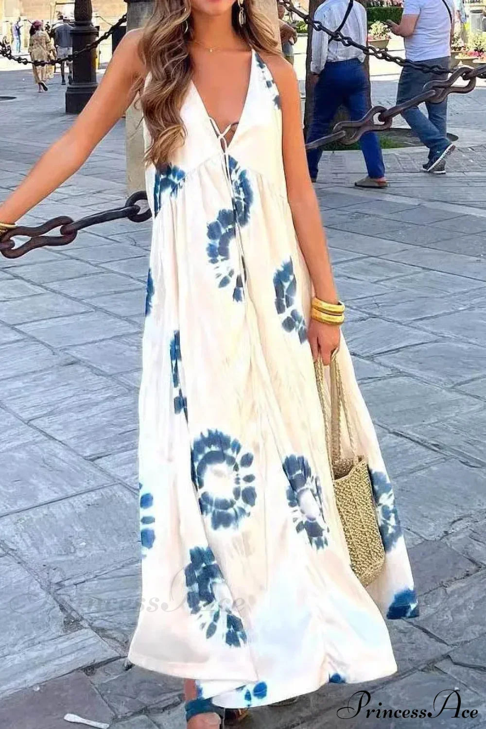 Sexy Backless Boho Dress