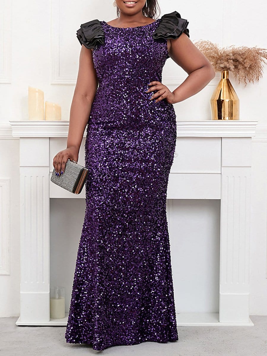 Sequin Maxi Dress - Fashionpara