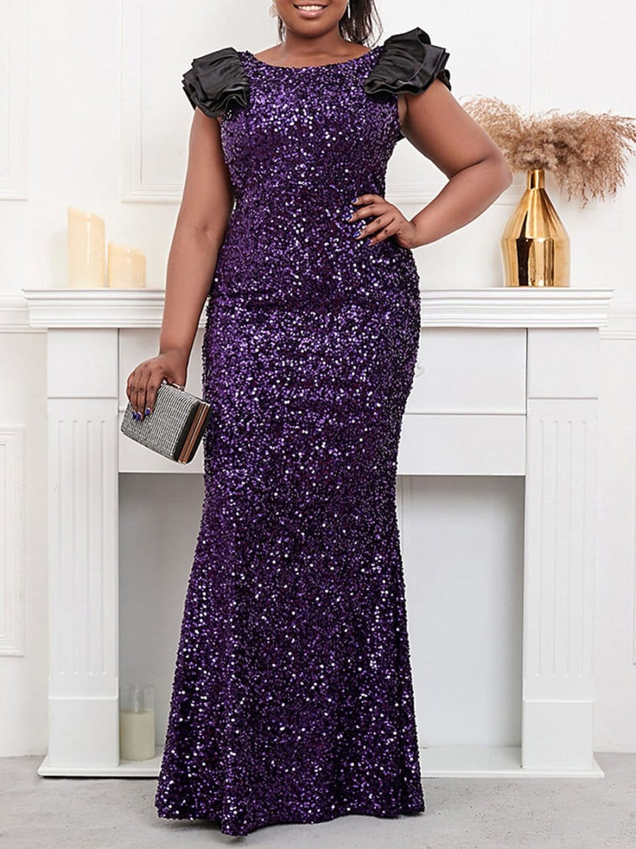 Sequin Maxi Dress - Fashionpara