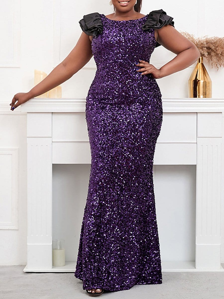 Sequin Maxi Dress - Fashionpara