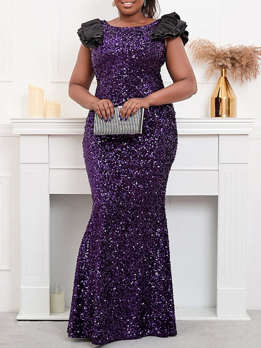 Sequin Maxi Dress - Fashionpara