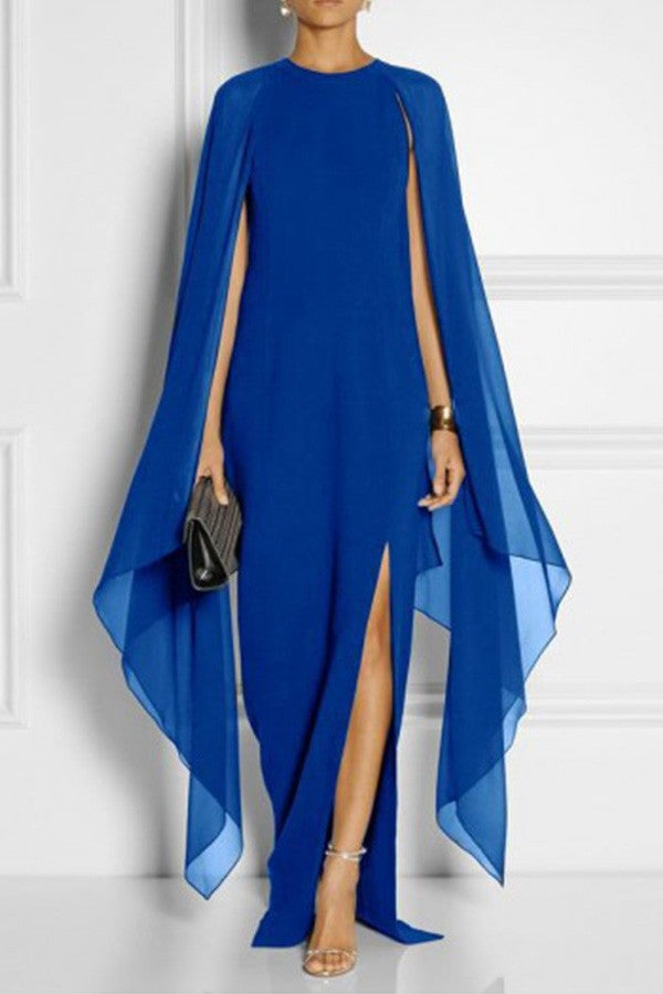 Chic Thigh-high Slit Fashion Dress - Fashionpara