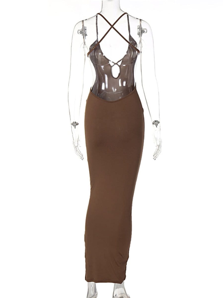 Hollow out Backless - Fashionpara