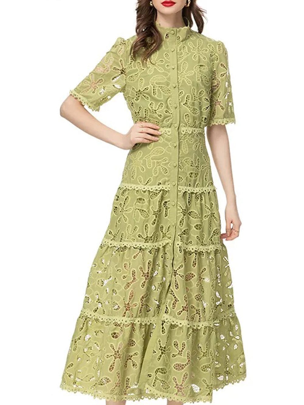 Hollow Out Midi - Fashionpara