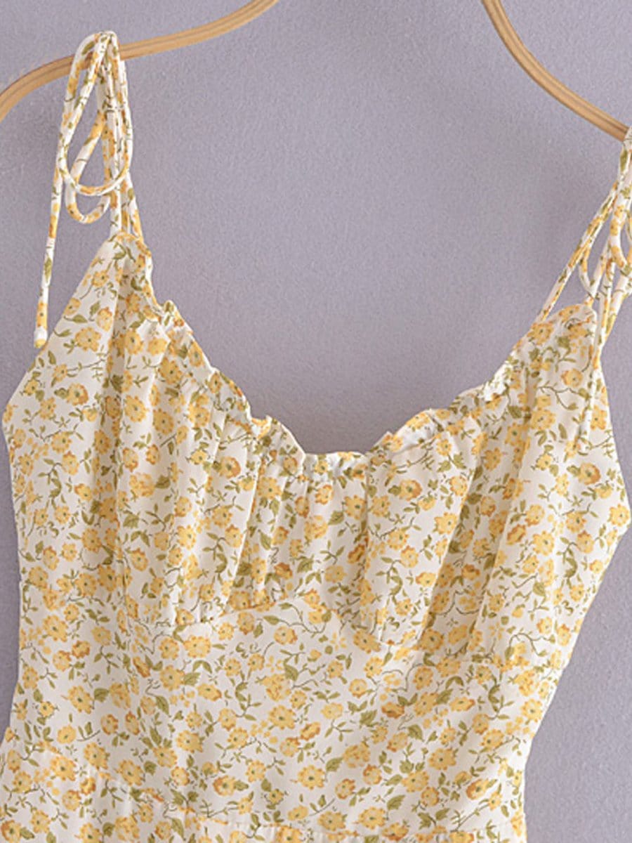 Floral Mini Dress - Fashionpara