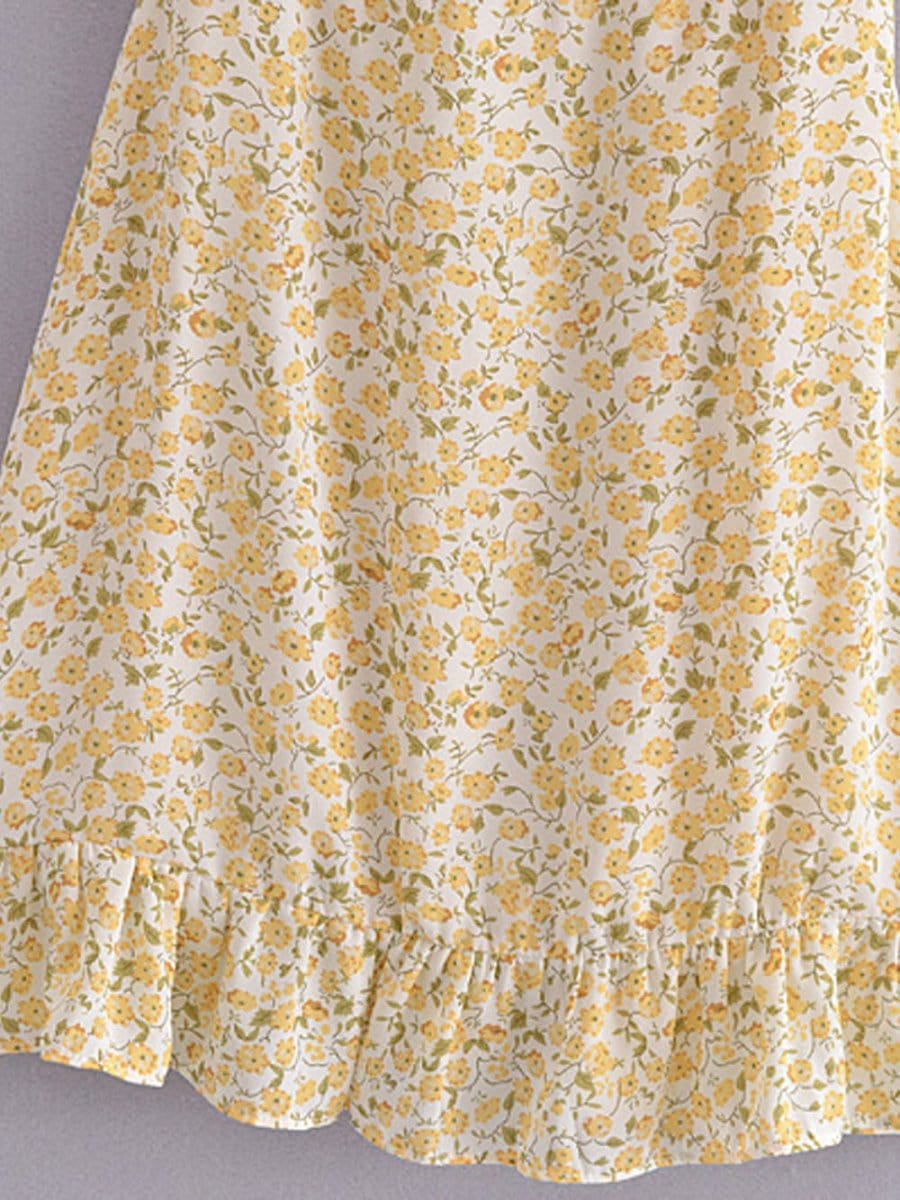 Floral Mini Dress - Fashionpara