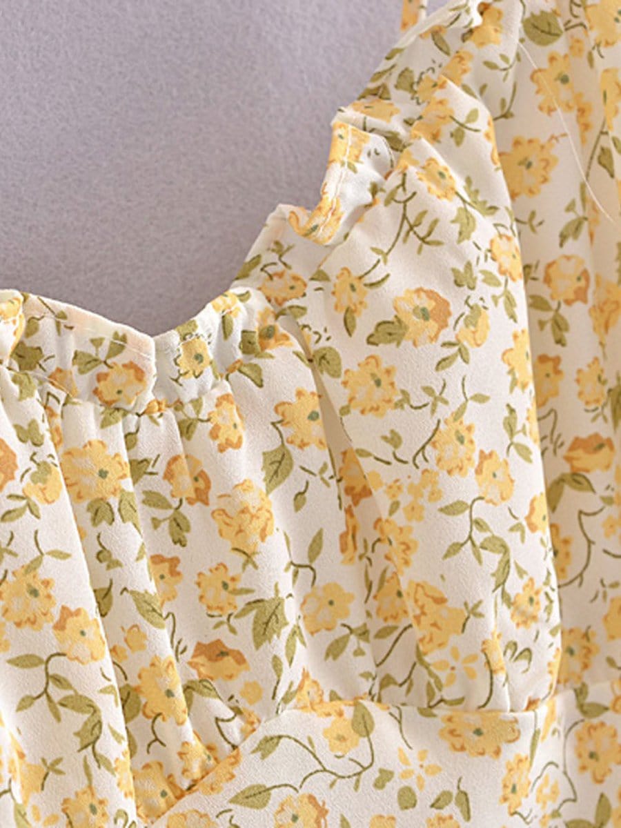 Floral Mini Dress - Fashionpara