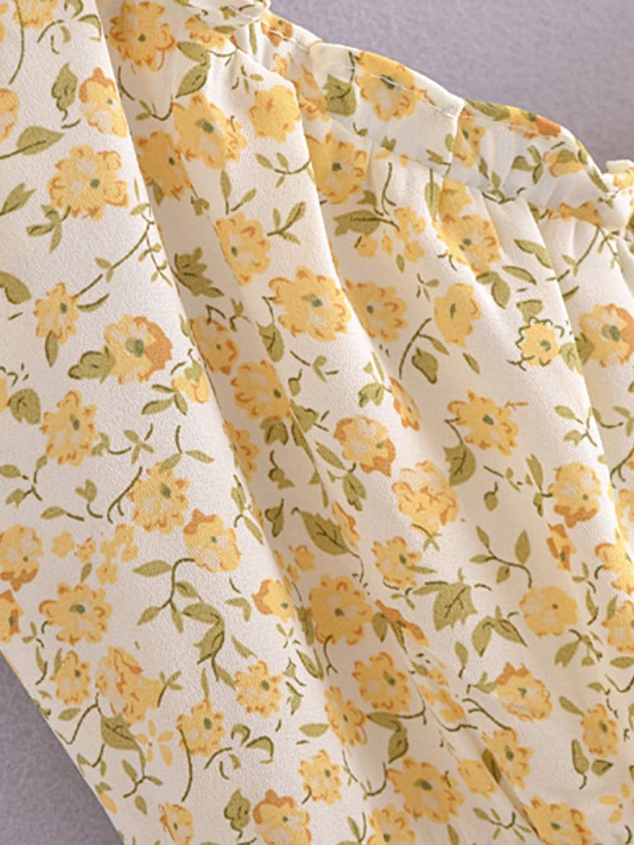 Floral Mini Dress - Fashionpara