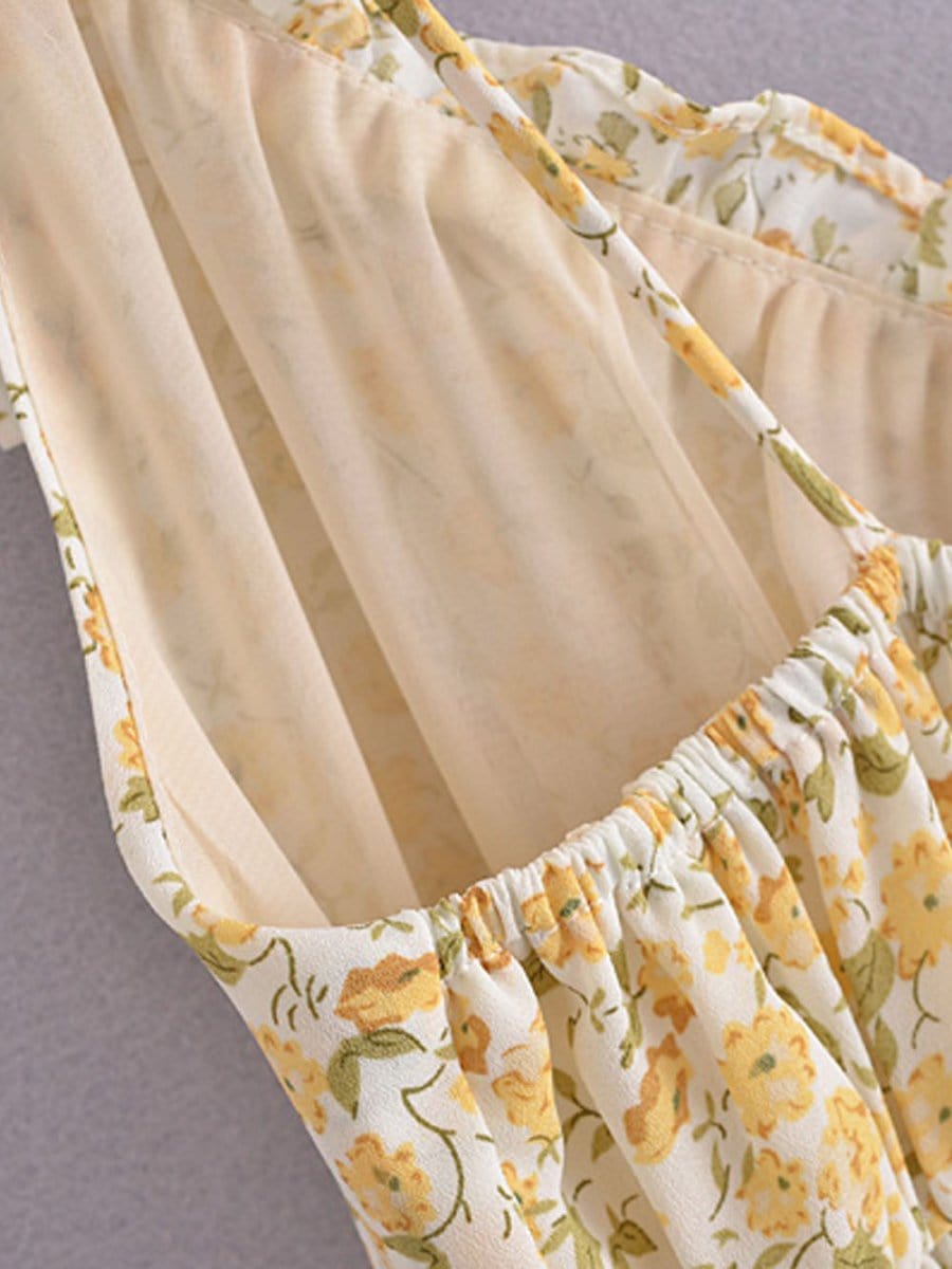 Floral Mini Dress - Fashionpara