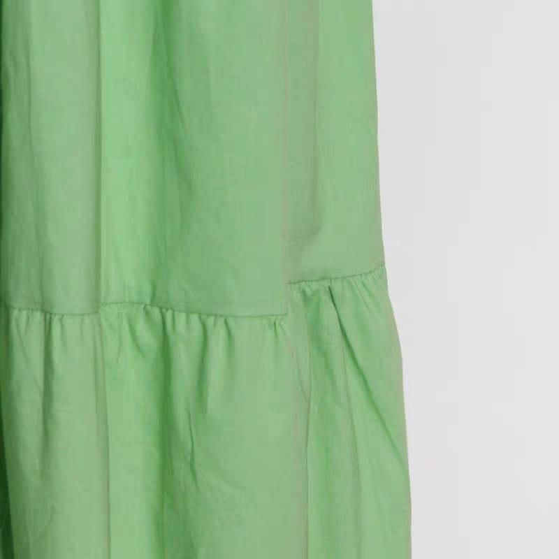 KittenAlarm - Spencer Spaghetti Strap Solid Maxi Dress