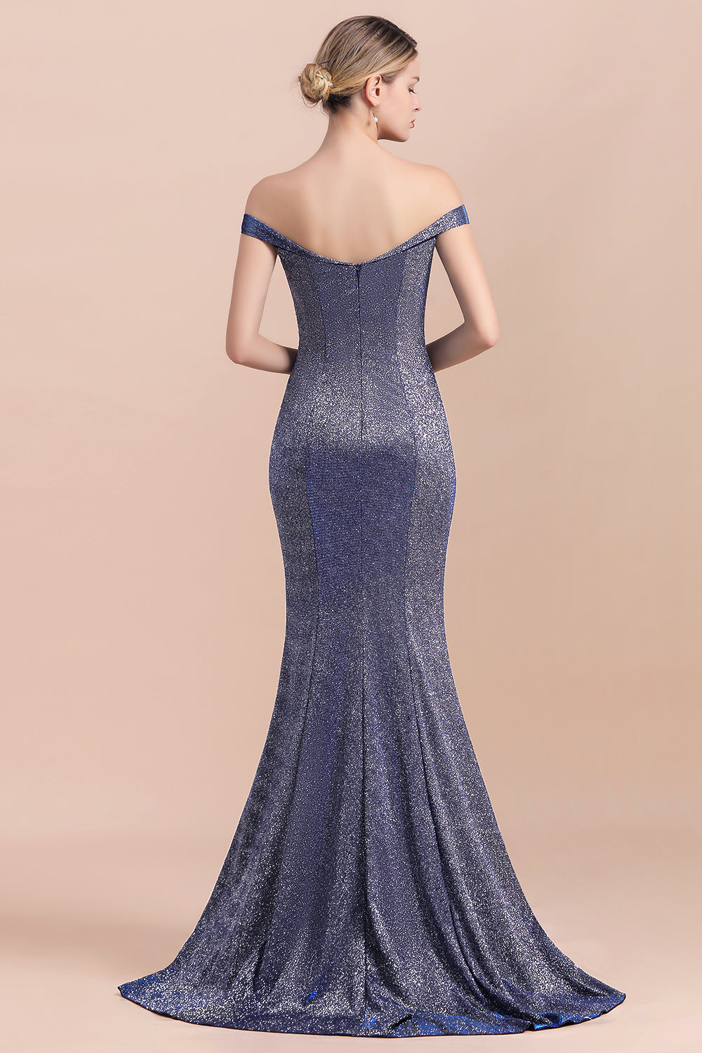 Stunning Off-the-Shoulder Mermaid Prom Dress Long Zipper Back - Fashionpara